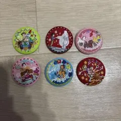 ディズニー刺繍缶バッジ6点セット