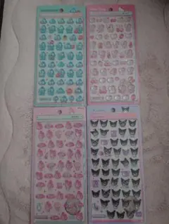 ボンボンドロップシール　ミニ　サンリオ　4シートセット