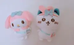 2026年最新】ハチワレ×マイメロディ ペアブローチ 「ちいかわ なんか