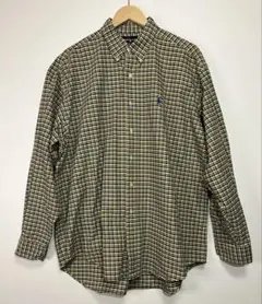 Ralph Lauren BIG SHIRT BD チェック 90s Lサイズ