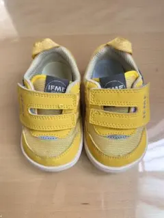 イエロー ベルクロ スニーカー　イフミー　12.5