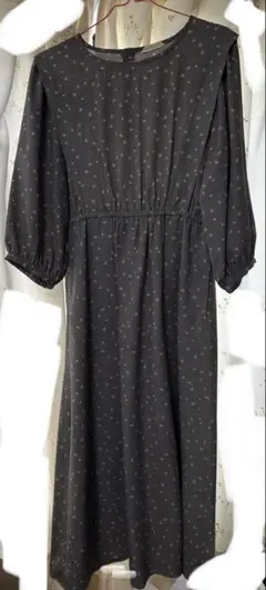 花柄 ロングワンピース