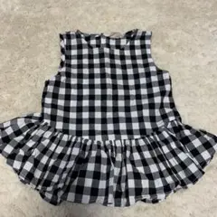 petit main チュニック 110cm チェック柄