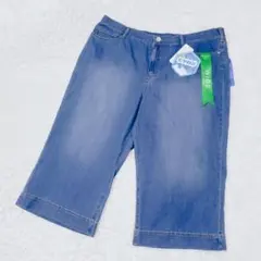 新品 着るヒヤロン 接触冷感 ワイド メッシュデニムパンツ メンズ 4Lサイズのサムネイル