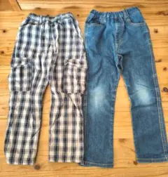 千趣会 GITA ／カーゴパンツとデニムパンツセット／キッズ　110cm