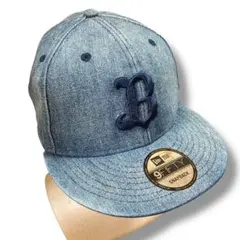 NEWERA デニム スナップバックキャップ B刺繍 9FIFTY