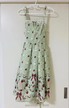 Chalmiere シャルミエール チェリーバニー柄 ワンピース アクシーズ