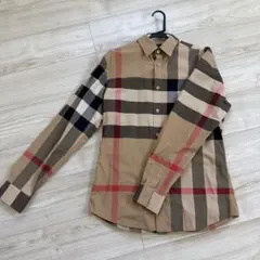 Burberry チェック柄 長袖シャツ