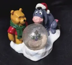希少✨ディズニー　くまのプーさん　ハロウィンスノードーム　オルゴール オブジェ プーさん スノードーム オルゴール フィギュア スノーグローブ