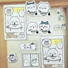 ちいかわ　ハチワレ　スナップマイド　ピースシール　フラットシール　クリアシール