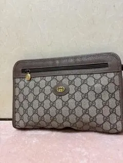 GUCCI GG柄 ヴィンテージ クラッチ 美品 裏地なし