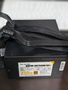 玄人志向 KRPW-BK750W/85+ 電源ユニット 本体のサムネイル