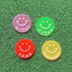 ❤ゴルフマーカー❤集光アクリルプレート／名入れ／オリジナルマーカー