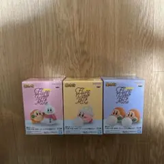 星のカービィ　Fluffy Puffy 全３種セットカービィたちの雪あそび