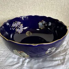 新品箱入 龍峰窯 赤絵ガラスデザート揃 輪花高台小鉢5客 花鳥 - メルカリ