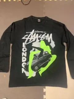 Stussy LONDON 長袖カットソー Lサイズ ブラック ロンT メキシコ