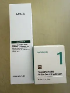 Anua クレンジングオイル numbuzin パントテン酸スージングクリーム