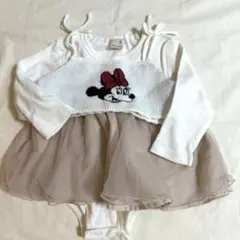 プティマイン petitmain ロンパース ミニー 80 ビスチェ