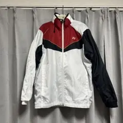 ヨネックスYONEX ウィンドブレーカー ホワイト/レッド/ブラック