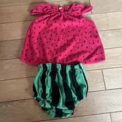 スイカデザイン ベビー服 90cm