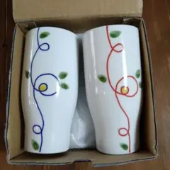 【未使用】有田焼 陶器 タンブラー 2個セット