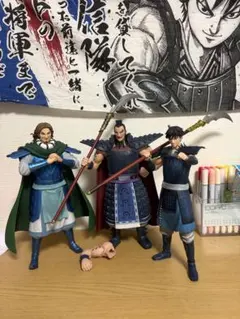 キングダム フィギュア　3体セット 信 王騎 騰 一番くじ プライズ