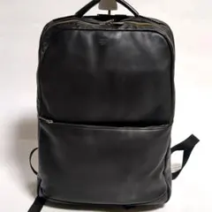 ✨PORTER✨リュック クラーク バックパック レザー ブラック ロゴのサムネイル