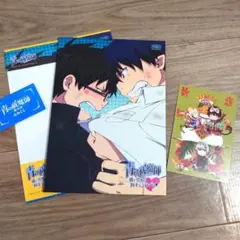 青の祓魔師 燐と雪男の胸キュンアルバム　劇場版特典おみくじ　ポストカード 当時物