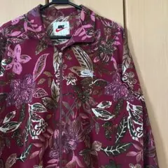 希少 90s Nike ナイキ 総柄 ブルゾン ジップアップジャケット