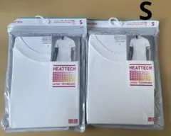 【新品未開封】UNIQLO ヒートテッククルーネック　半袖　白　Tシャツ S