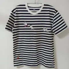 グラニフ ムーミン ボーダーgraniph 半袖 Tシャツ 刺繍のサムネイル