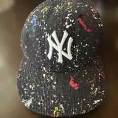 NEW ERA スプラッター柄 キャップ 7 1/2