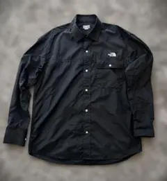 【美品】THE NORTH FACE 長袖シャツ ブラック XL ヌプシのサムネイル