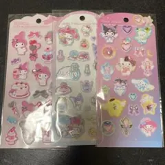 サンリオ ジュエルマシュマロステッカーズ　3枚セット
