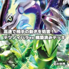 【ポケカ】 No.908 ミライドンex テツノイバラex 構築済みデッキ