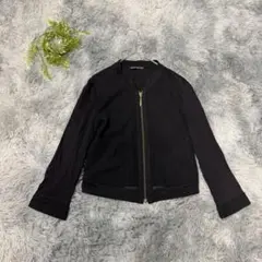 薇薇安譚 尺寸0 夾克 網眼拼接 黑色 通勤 日製