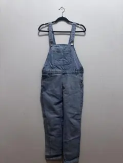 デニムサロペット 薄い青