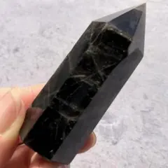 【虹入り！残りわずか！最強魔除け】天然石　モリオン　ポイント8