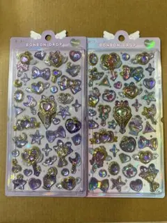 ボンボンドロップシール マジカルシリーズ パープル レインボー