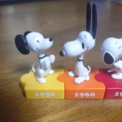 スヌーピー PEANUTS 75th フィギュア ガチャ全種 1950-2000