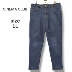 CINEMA CLUB　スキニージーンズ　デニム　LL　インディゴブルー　古着