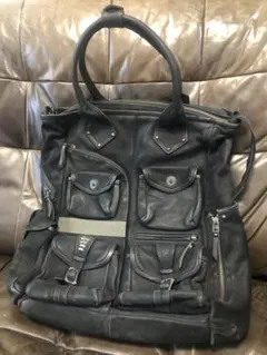 初期 14th addiction レザートートバッグ マルチポケット 初期 14th addiction レザートートバッグ マルチポケット