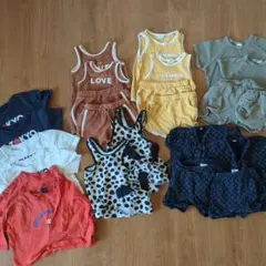 ベビー　キッズ　服 タンクトップ・ショートパンツセット