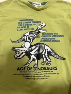 HOO・LA・RUE 恐竜プリント Tシャツ 110