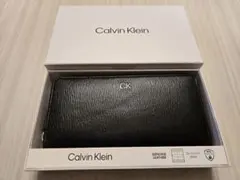 Calvin Klein 長財布 ブラック レザーのサムネイル