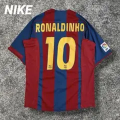 NIKE ゲームシャツ　ユニフォーム　バルセロナ　ロナウジーニョ 2004-05のサムネイル