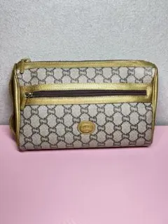 GUCCI GGパターン　ゴールドグッチ　クラッチバッグ セカンドバッグ
