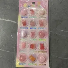 シール　３D ぷっくり　ひとくちたべものシール