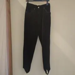 ☆黒 ベルベットパンツ　ベロアパンツのサムネイル