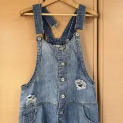 ダメージ　サロペット